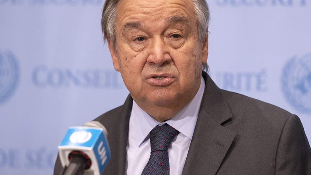 Генеральный секретарь Организации Объединенных Наций (ООН) Антониу Гутерриш