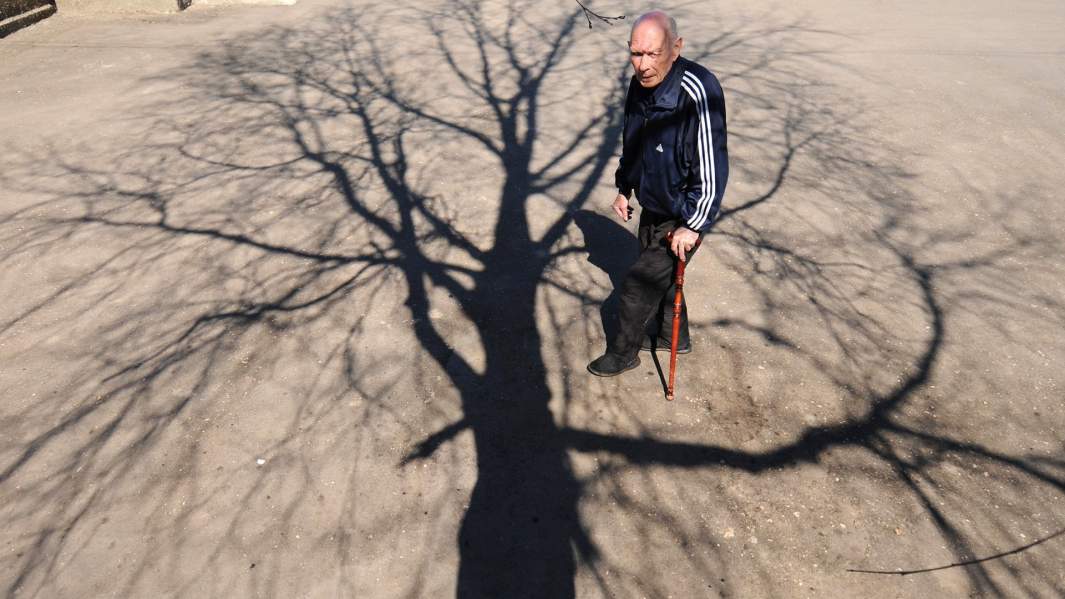 тень пенсионер