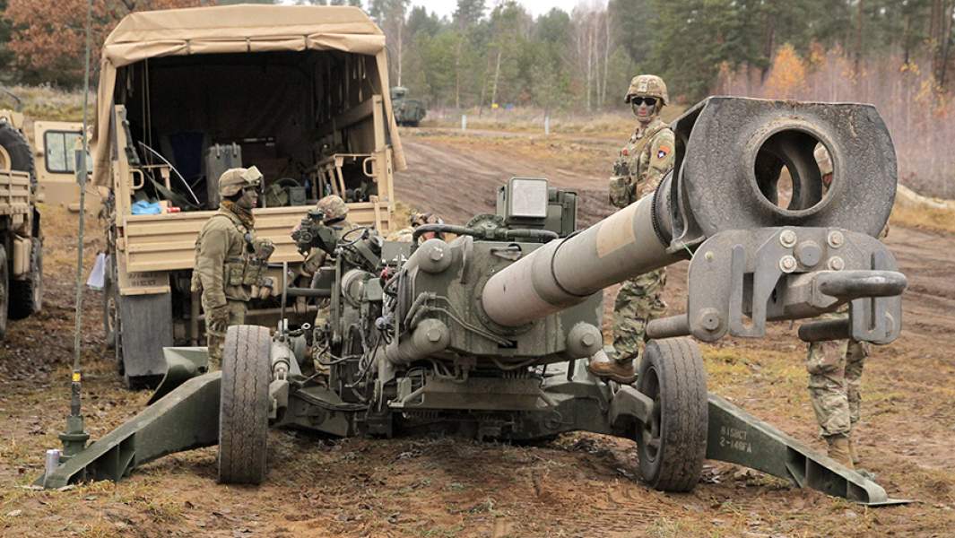 Военные учения НАТО на полигоне Ожиш в Польше. 9 ноября 2021 года