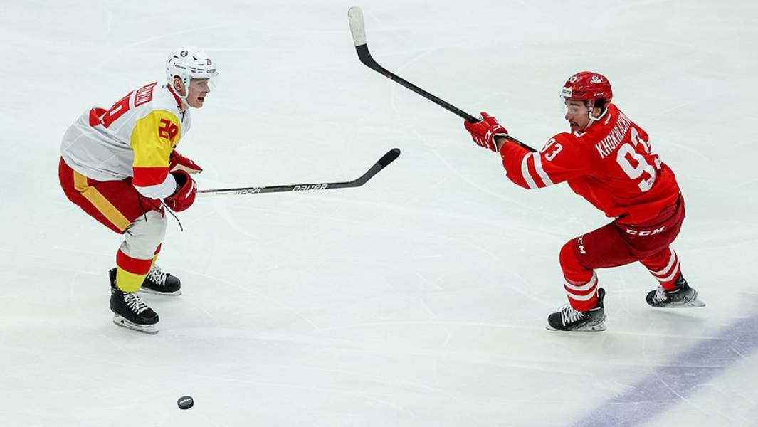 Матч чемпионата КХЛ между ХК «Спартак» и ХК «Йокерит»