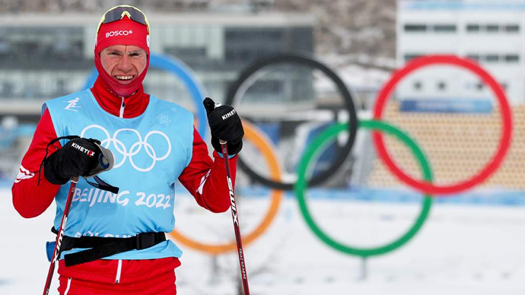 Александр Большунов Олимпийский чемпион