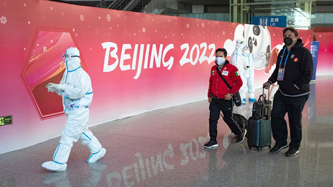 Прибытие спортсменов в Олимпийскую деревню в Пекине