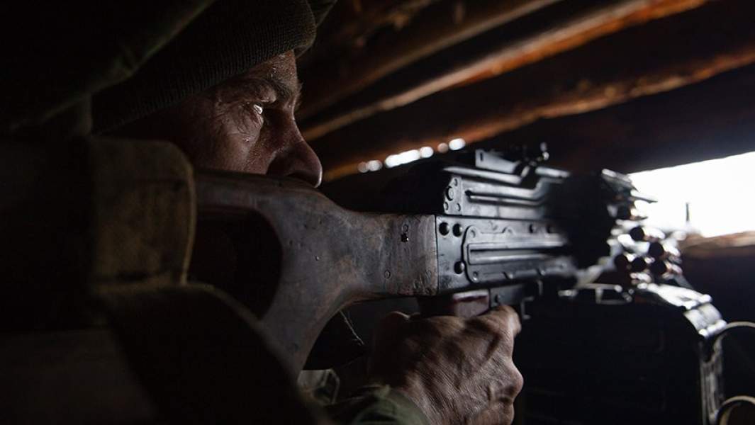 Передовые позиции Народной милиции ЛНР в Луганской области