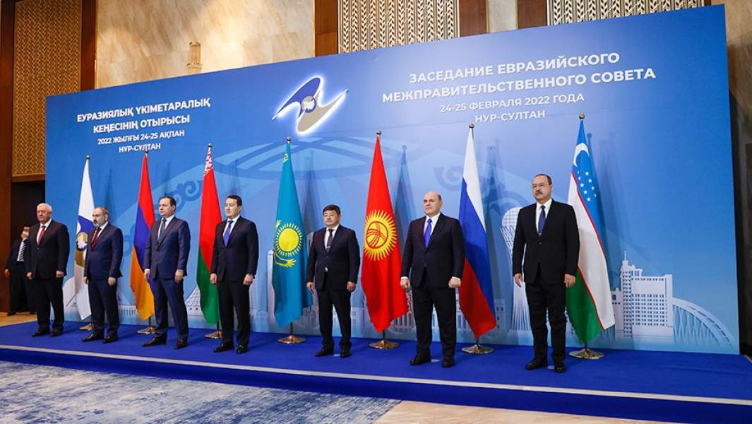 Главы делегаций Евразийского межправительственного совета 