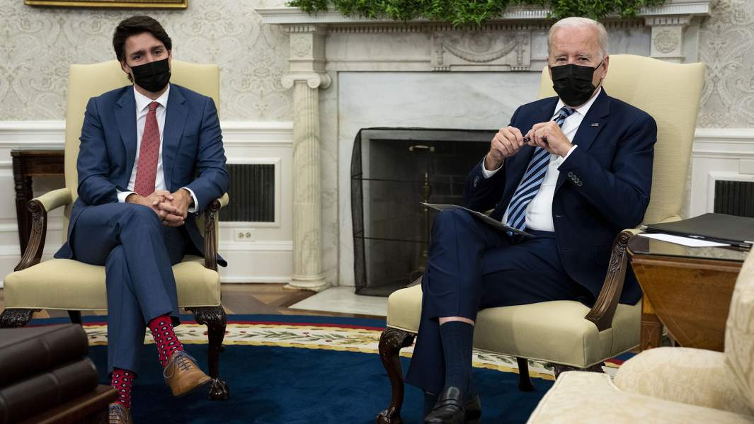 Джастин Трюдо и Джо Байден