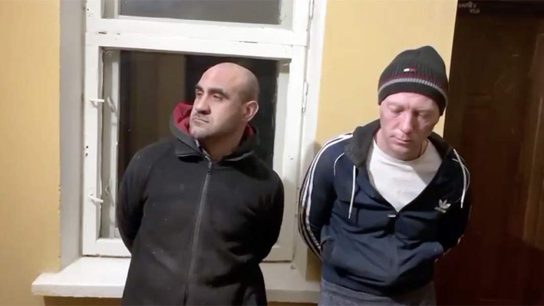 Мародеры, задержанные в городе Ирпень