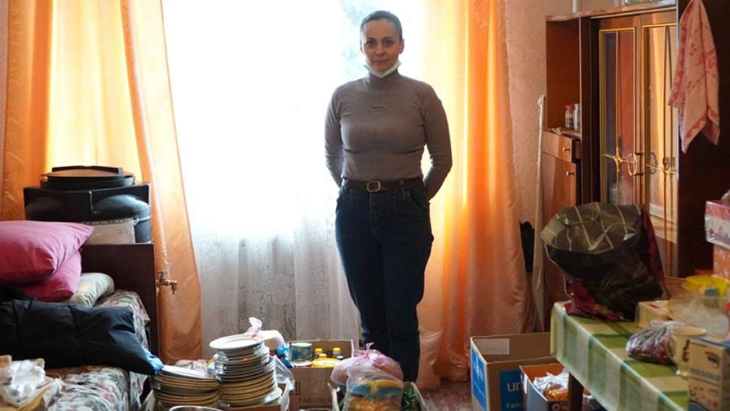 Волонтер Аня