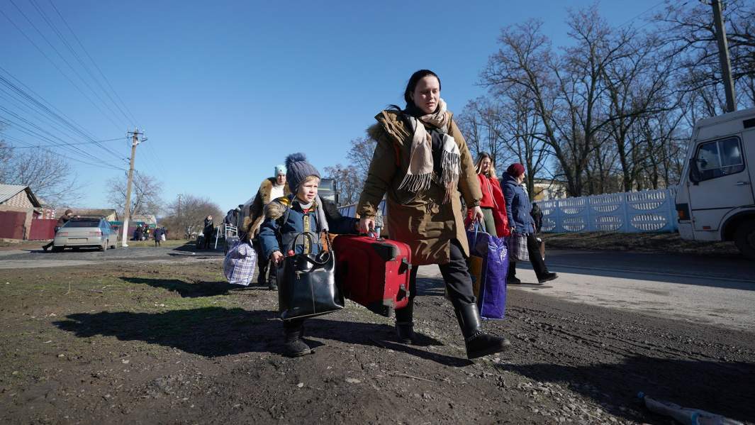 беженцы украина дети
