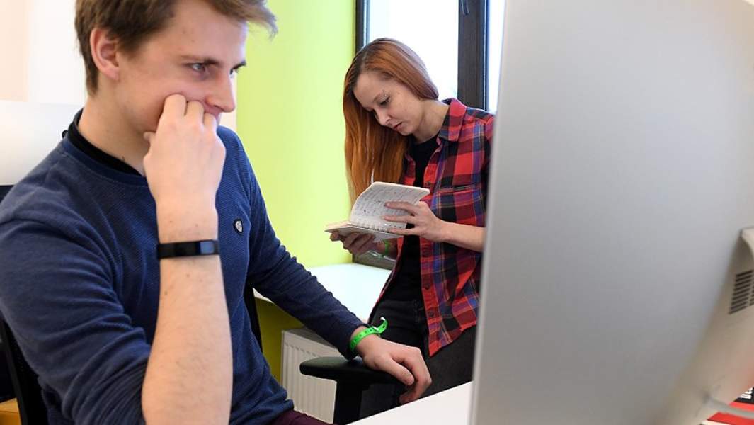 Абитуриенты в учебном классе