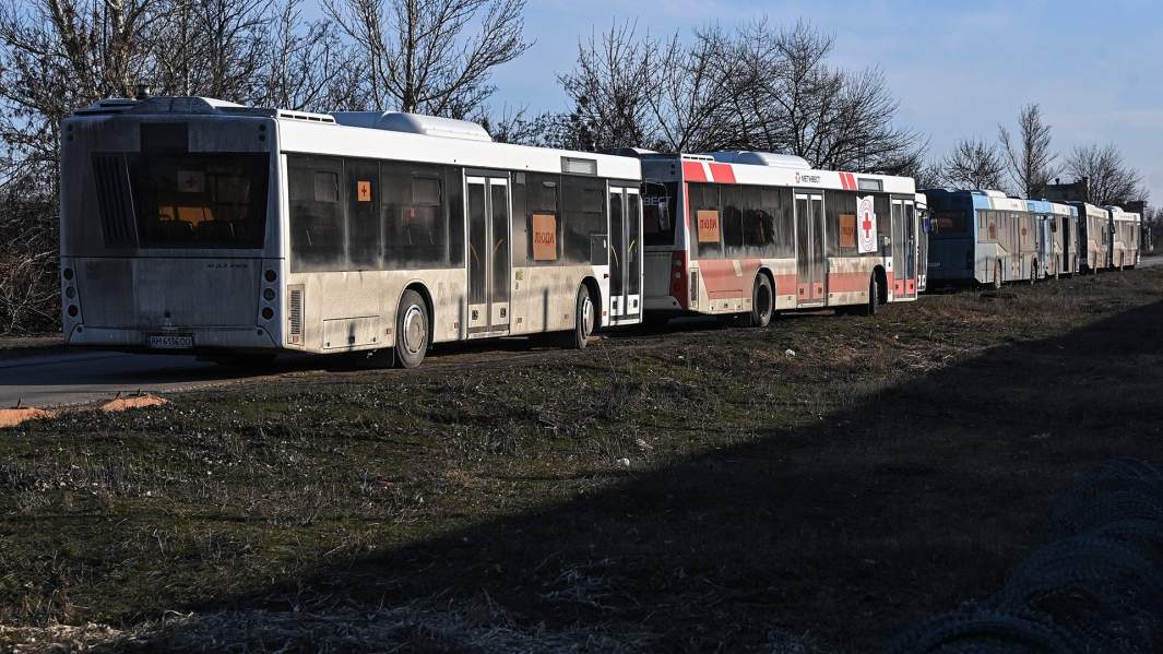 Гуманитарная колонна Красного Креста