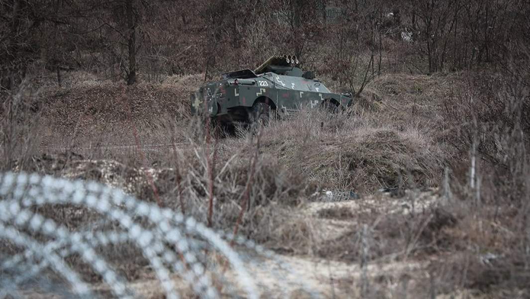 Бронеавтомобиль БРДМ-2 армии Украины