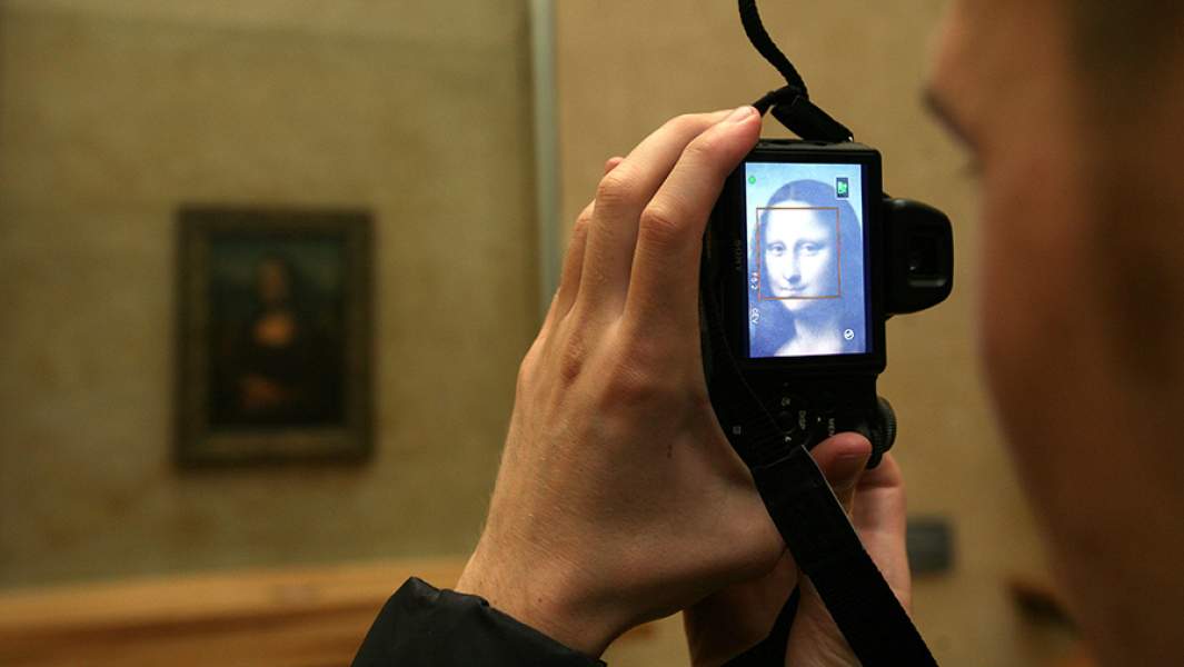 «Мона Лиза» во французском Лувре