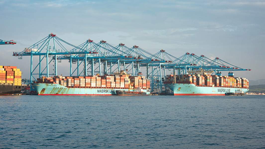 Корабли в одном из портов Египта