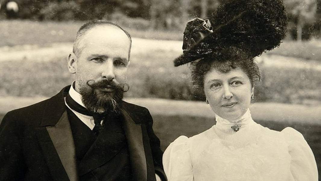 Столыпин – министр внутренних дел, с супругой. 1906 год