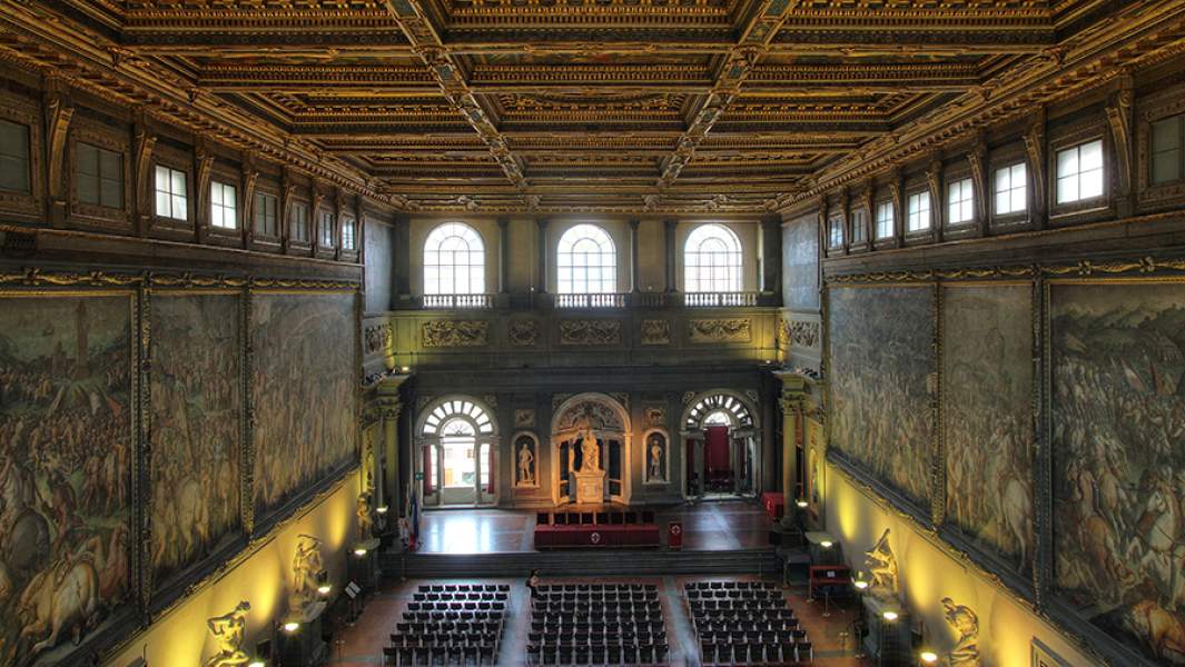 Зал Большого совета в палаццо Веккьо во Флоренции