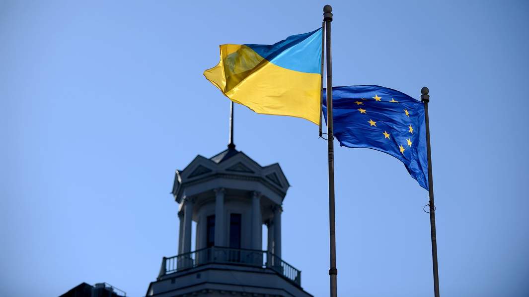 флаги украина евросоюз