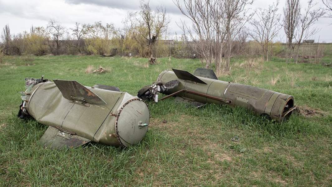 Упавшая ракета «Точка-У»