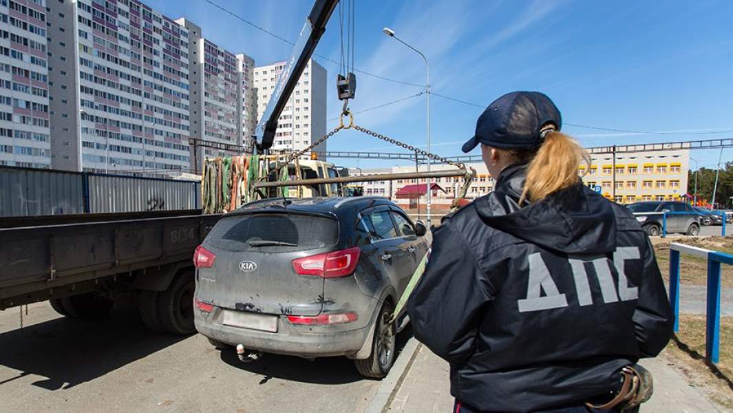 Эвакуация автомобилей с мест где запрещена парковка