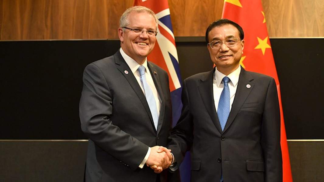 Скотт Моррисон и Ли Кэцян