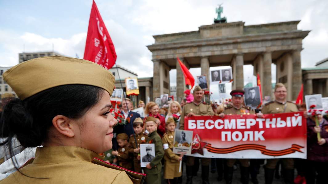 Акция "Бессмертный полк" в Берлине 