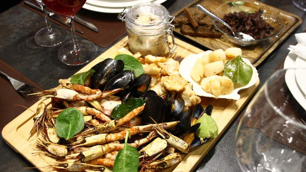 магадан реторан еда креветки