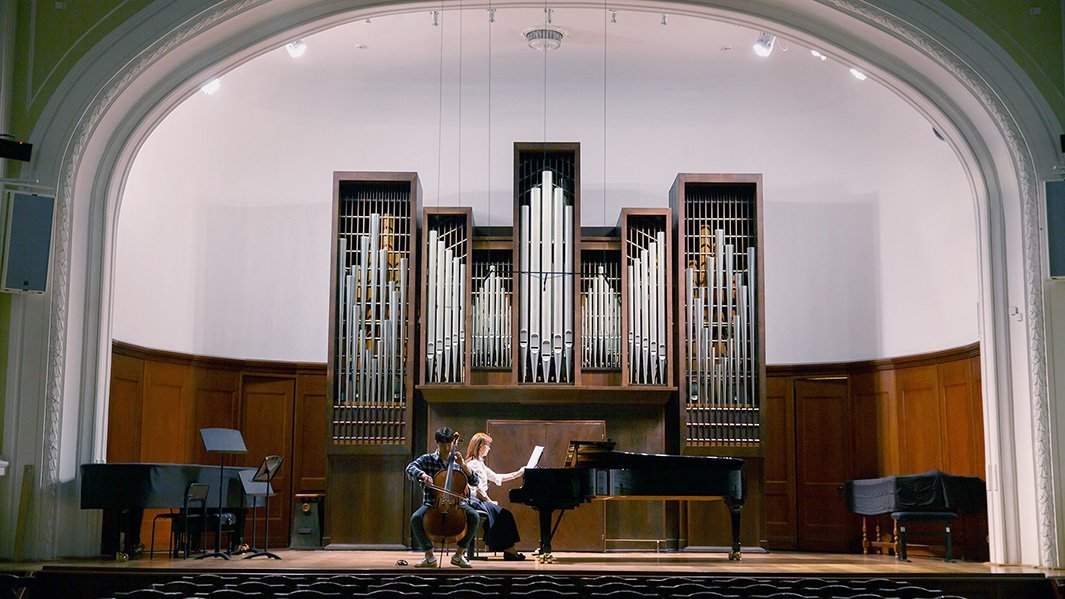 Выступление в консерватория