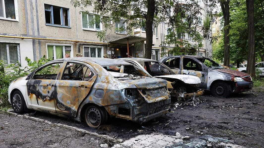 Уничтоженные автомобили