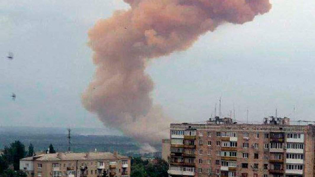 Взрыв на химкомбинате «Азот» на территории контролируемой ВСУ в Северодонецке