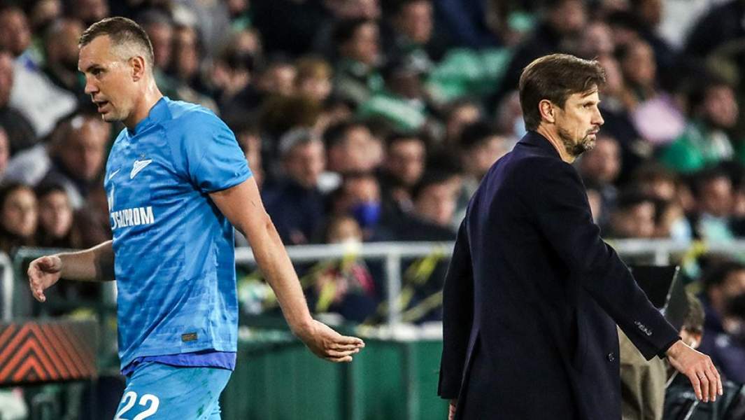 Артем Дзюба и Сергей Семак