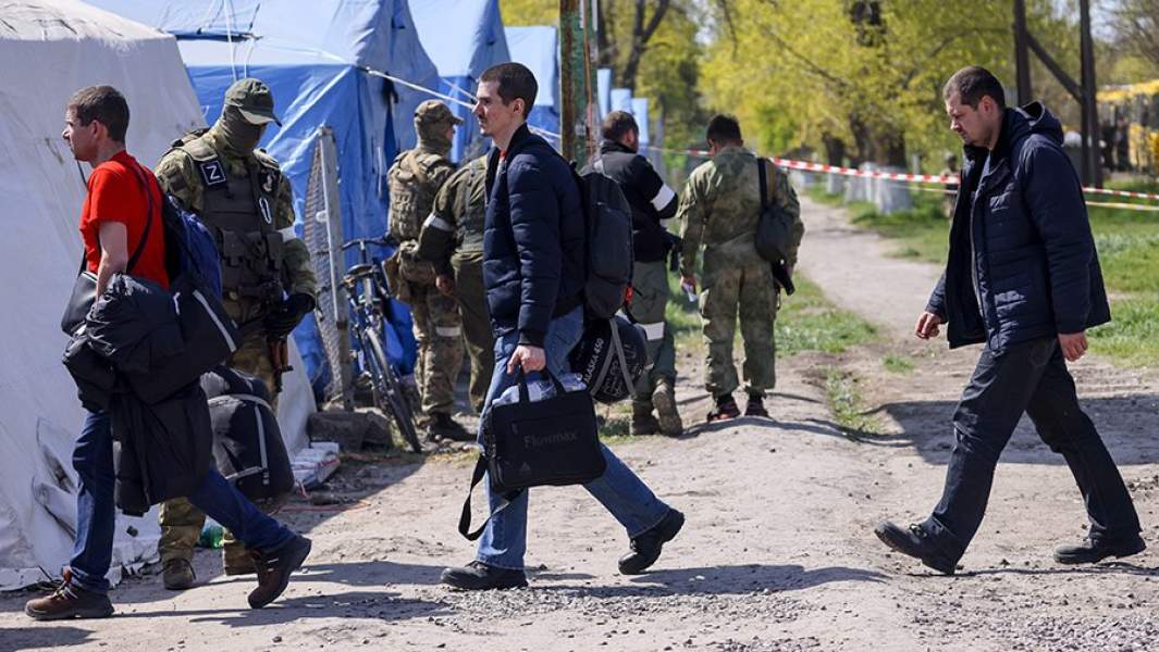 Эвакуация жителей Мариуполя в село Безыменное