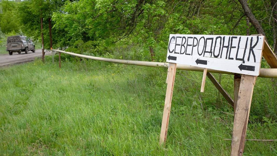 Позиции Народной милиции ЛНР в районе Северодонецка