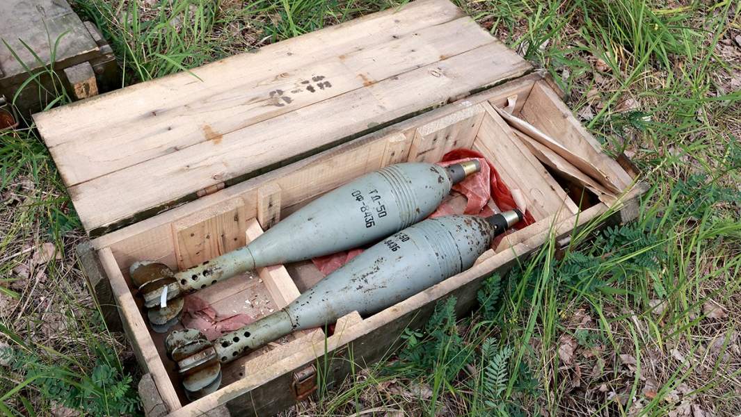 Работа минометчиков