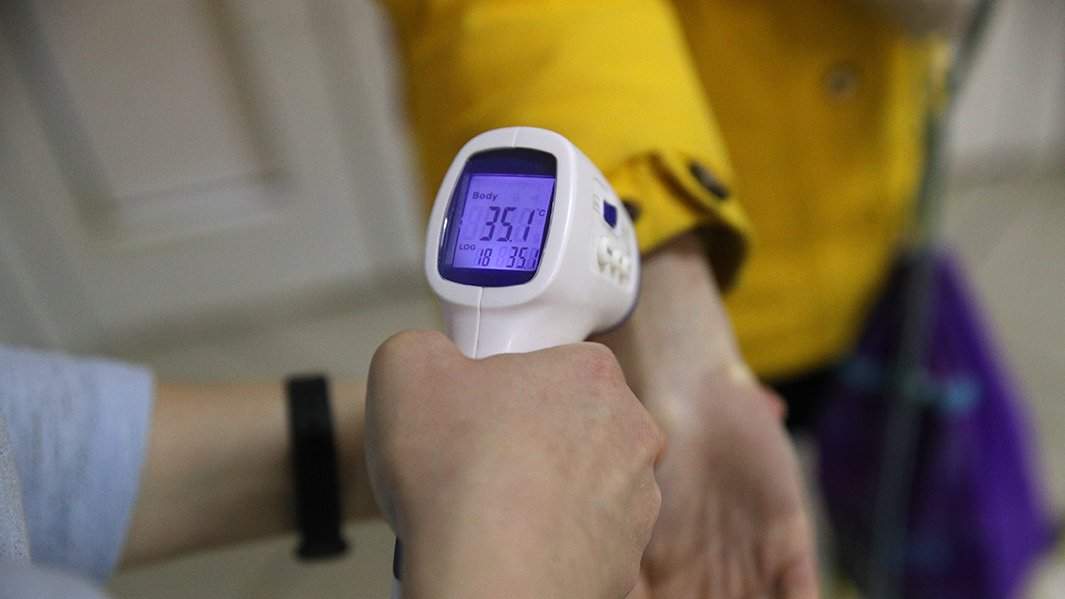 измерение температуры в лагере