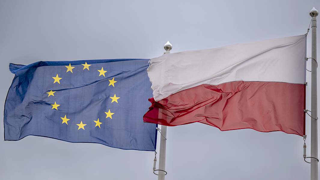 флаги польша ес
