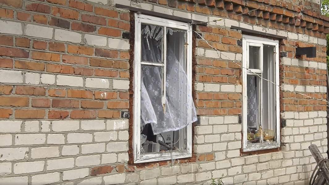 Последствия атаки со стороны ВСУ села Займище в Клинцовском городском округе Брянской области
