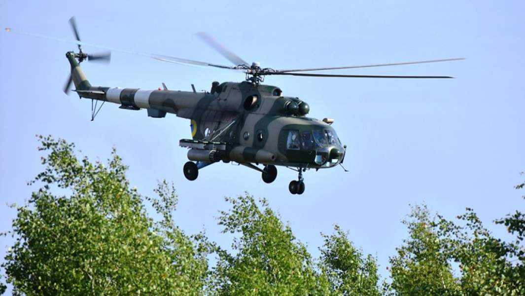 Вертолет Ми-8 воздушных сил Украины