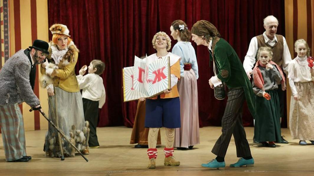 Детский спектакль «Буратино» на сцене Донецкого государственного академического театра оперы и балета им. А.Б. Соловьяненко