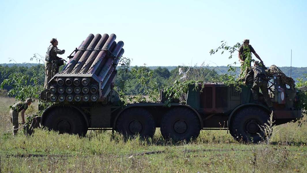 Реактивная система залпового огня «Ураган» на вооружении ВСУ