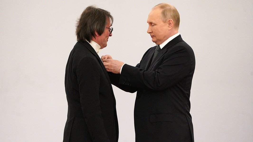 Владимир Путин и дирижер Юрий Башмет