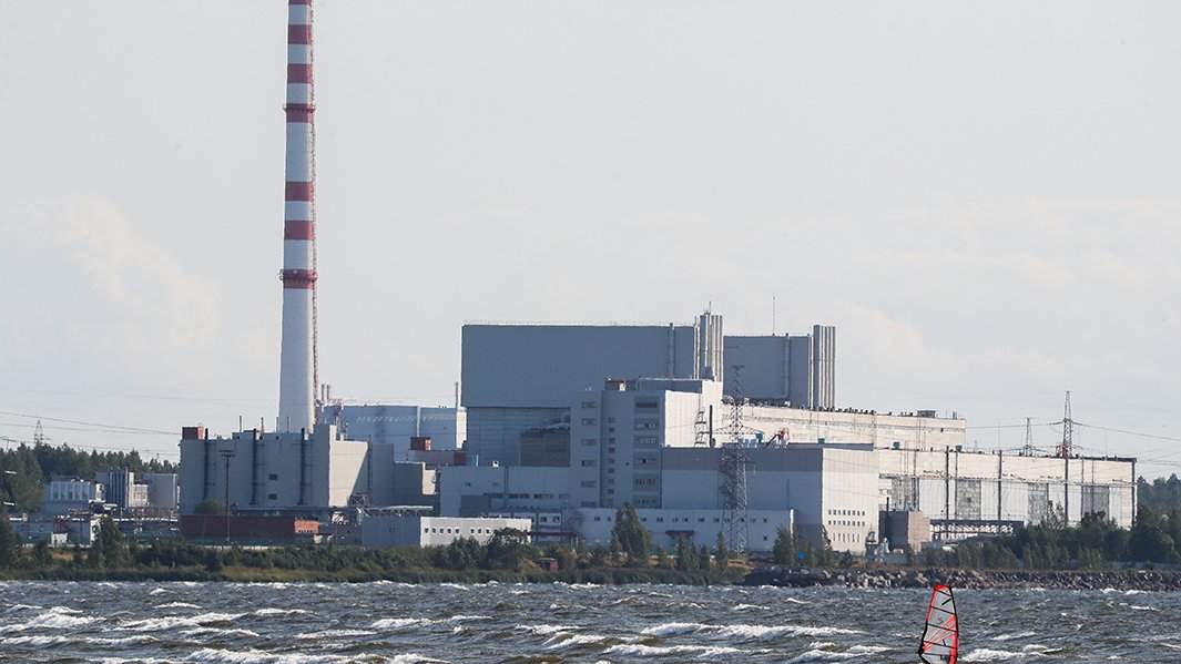 Вид на Ленинградскую АЭС