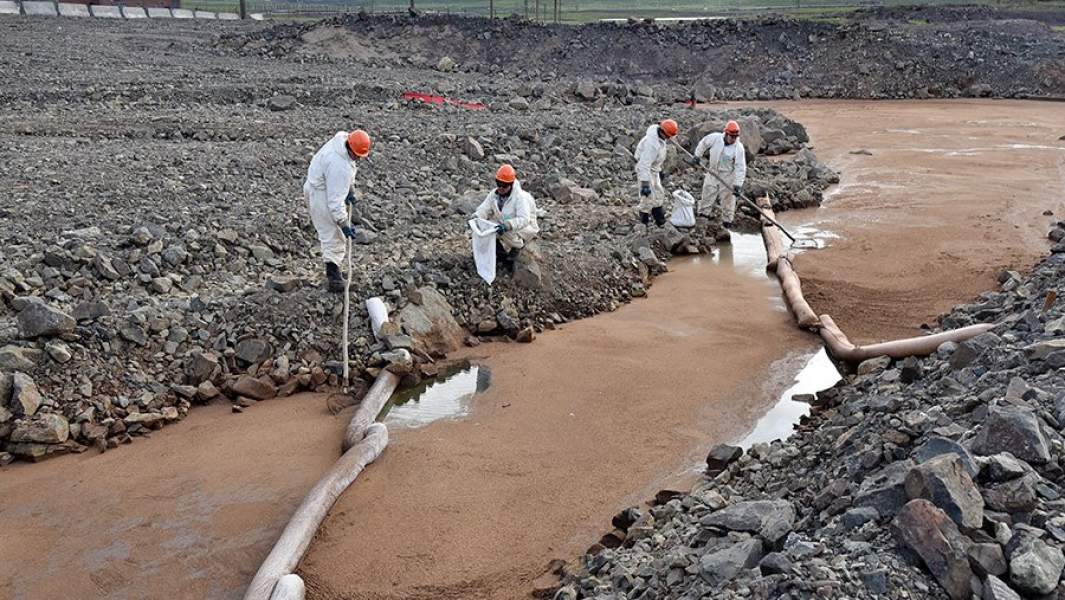 Завершающие работы по ликвидации последствий аварии 