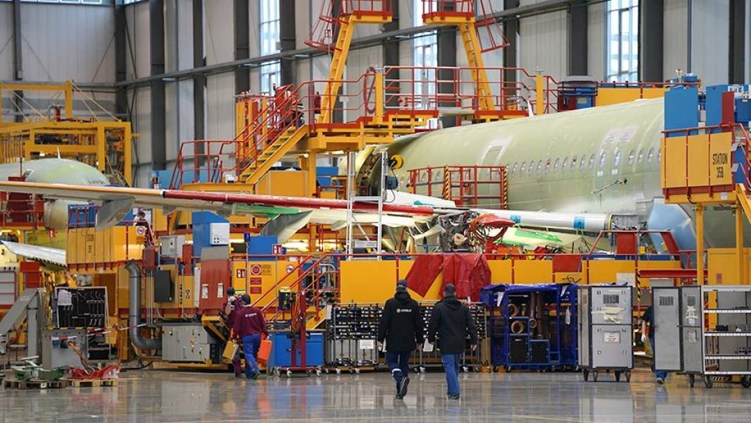 Работа завода Airbus