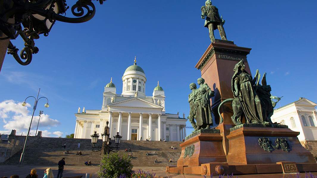 Одна из достопримечательностей Финляндии – Кафедральный собор в Хельсинках