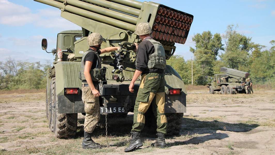 РСЗО БМ-21 «Град» подразделений ВФУ