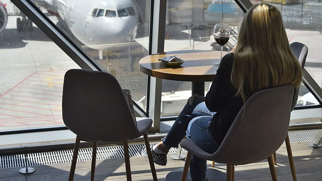 ожидание рейса