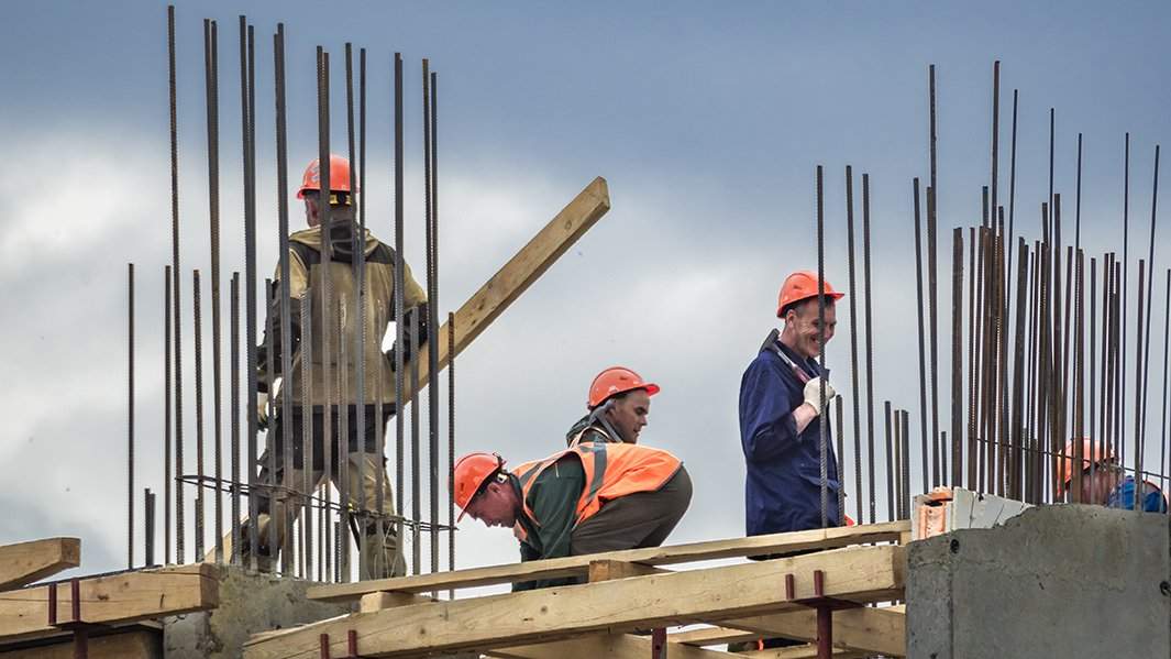 рабочий день строителей