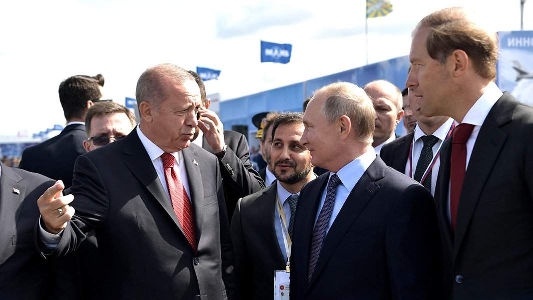 Встреча Эрдогана и Путина