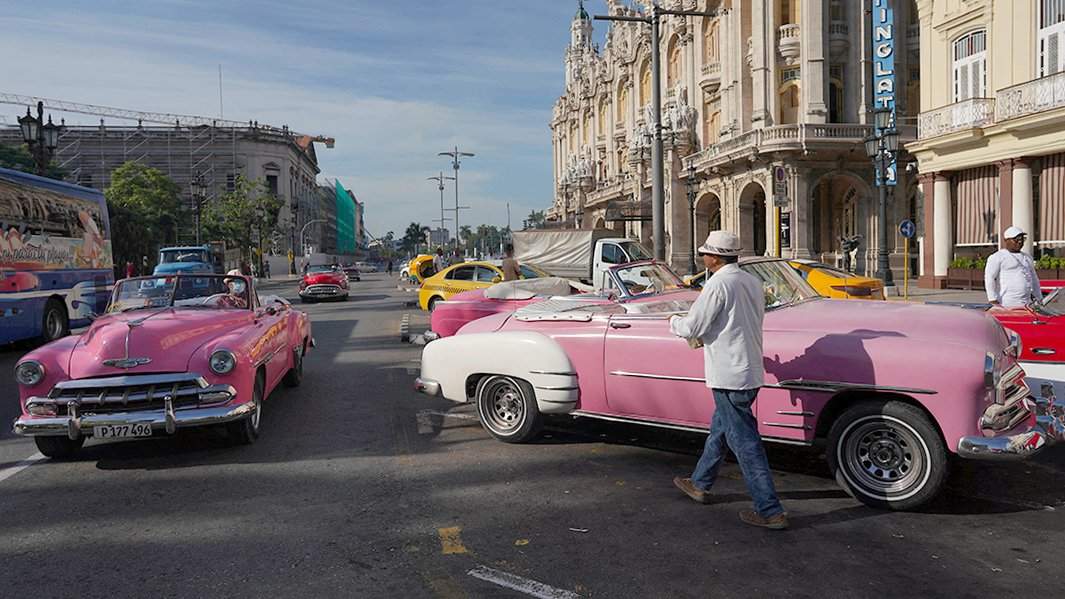 На улице в центре Гаваны, Куба