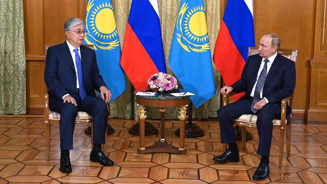 Президент РФ Владимир Путин встретился с главой Республики Казахстан Касым-Жомартом Токаевым