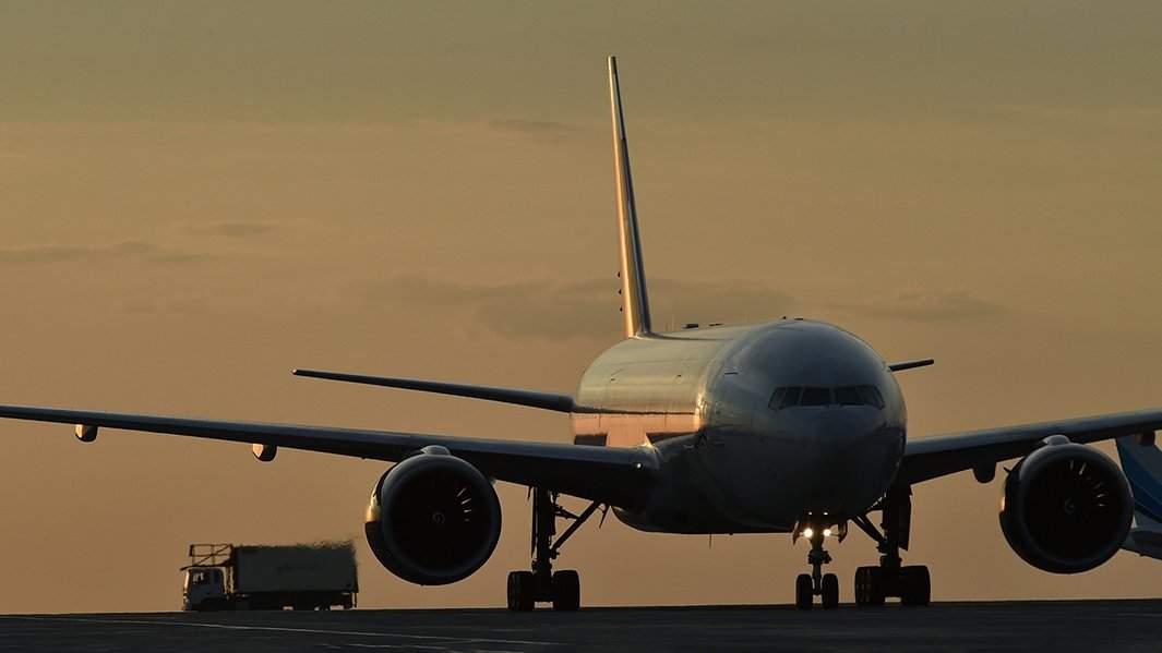 Работа международного аэропорта